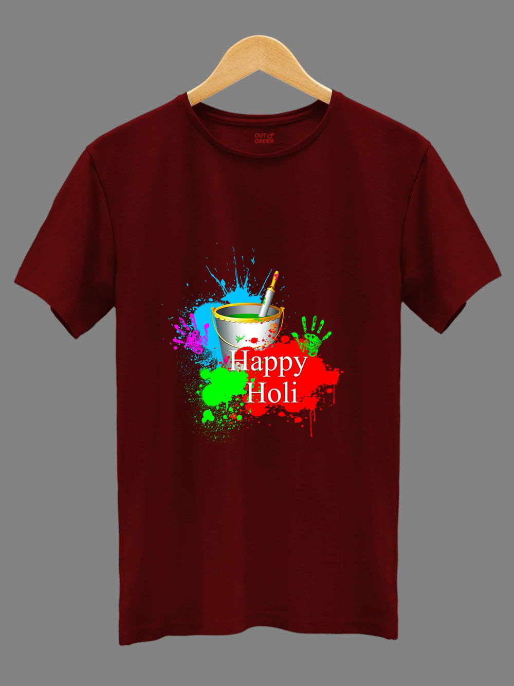 Swara Holi Special Unisex Cotton Holli Special Tshirt Wholesale Shop In Surat
